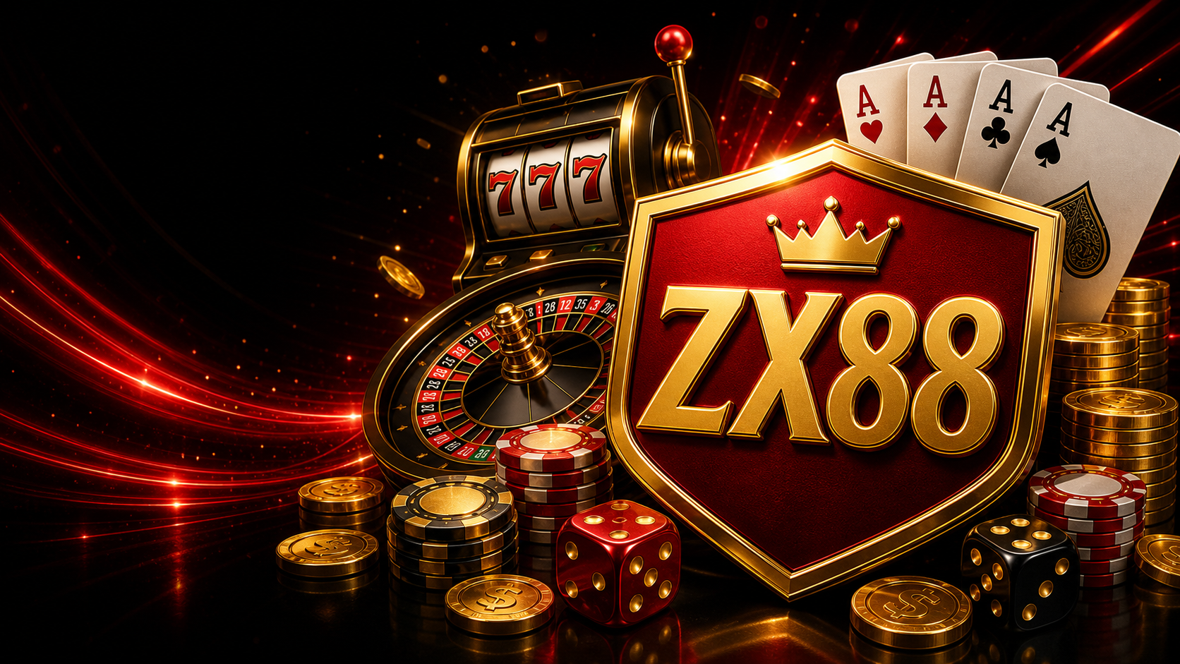 ZX88 casino roulette slot cards coins